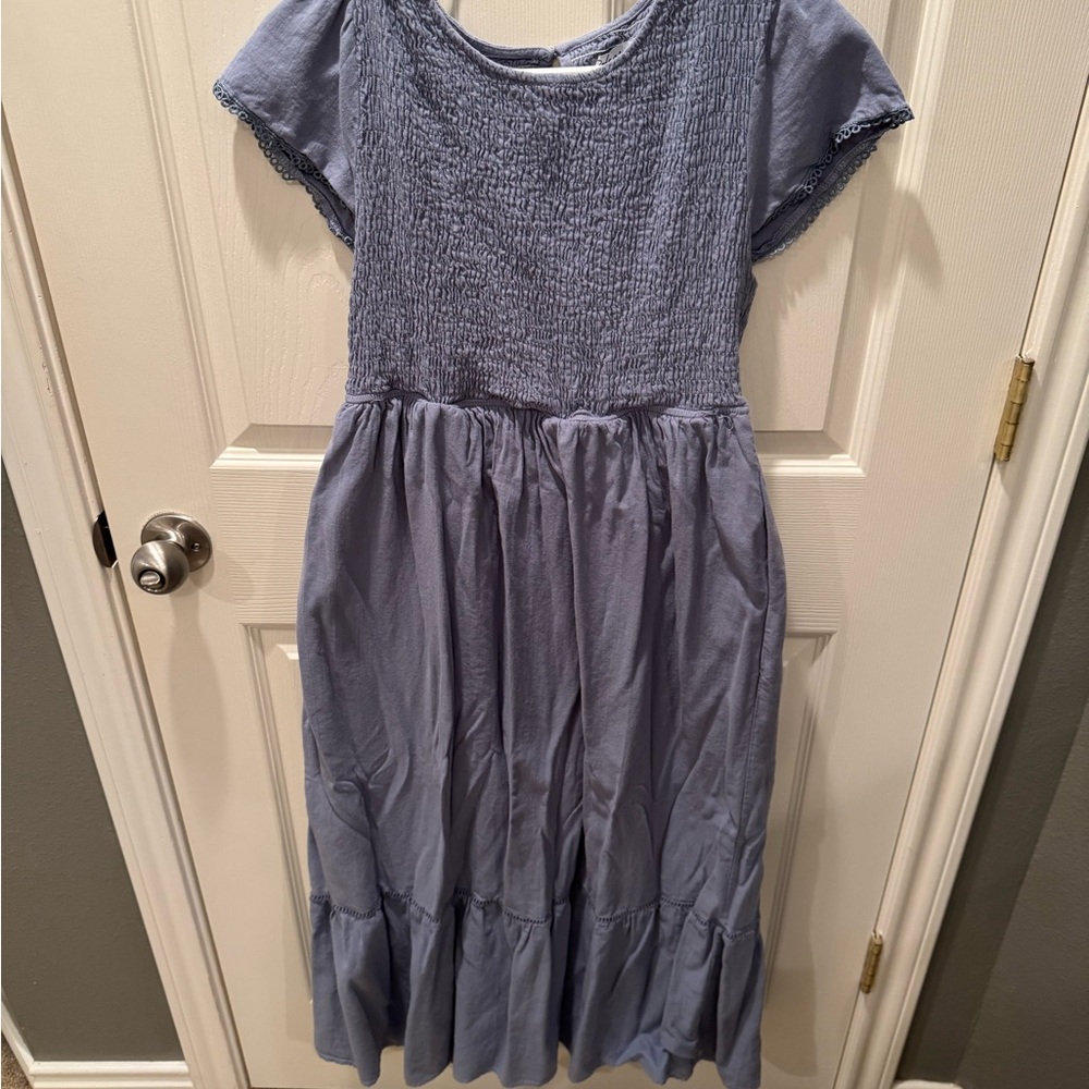 Blue maxi dress